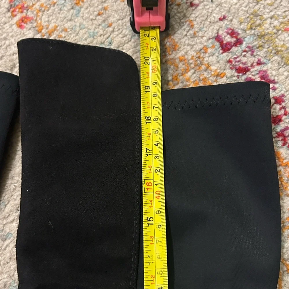 Dream Pairs Black Suede Thigh High Boots. Size 8.5